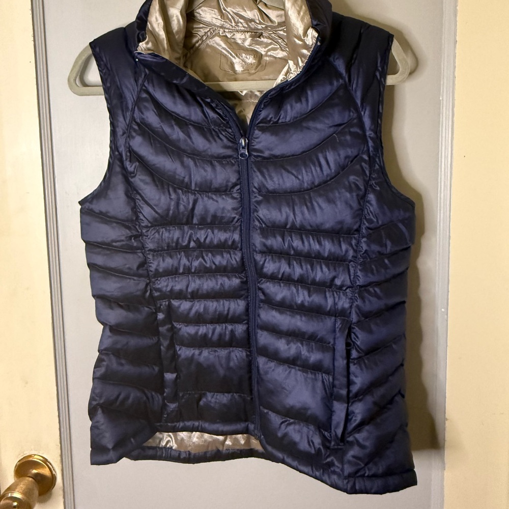 Bernardo goosedown Navy Puffer Vest S